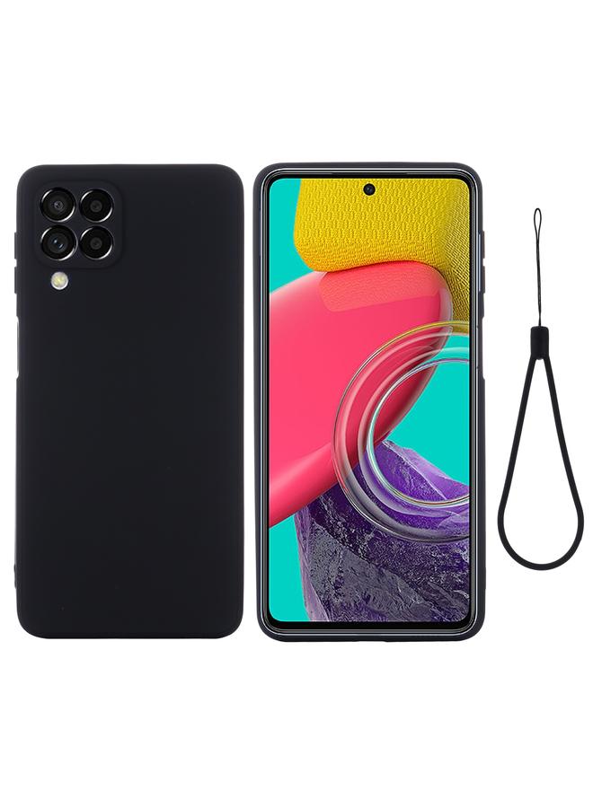 The Bros Case For Samsung Galaxy M53 5G Pure Color Liquid Silicone Shockproof Phone Case