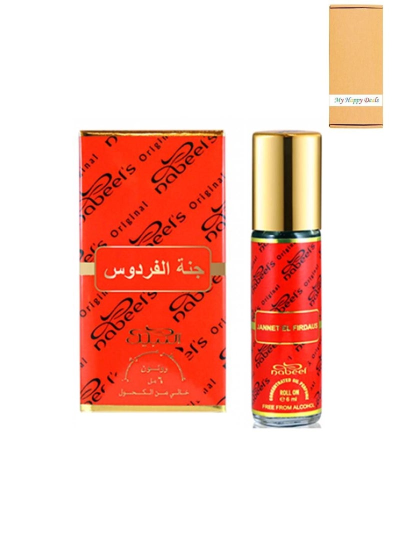 Nabeel Jannet El Firdous Alcohol Free Roll On Oil Perfume 6ML - Image 1
