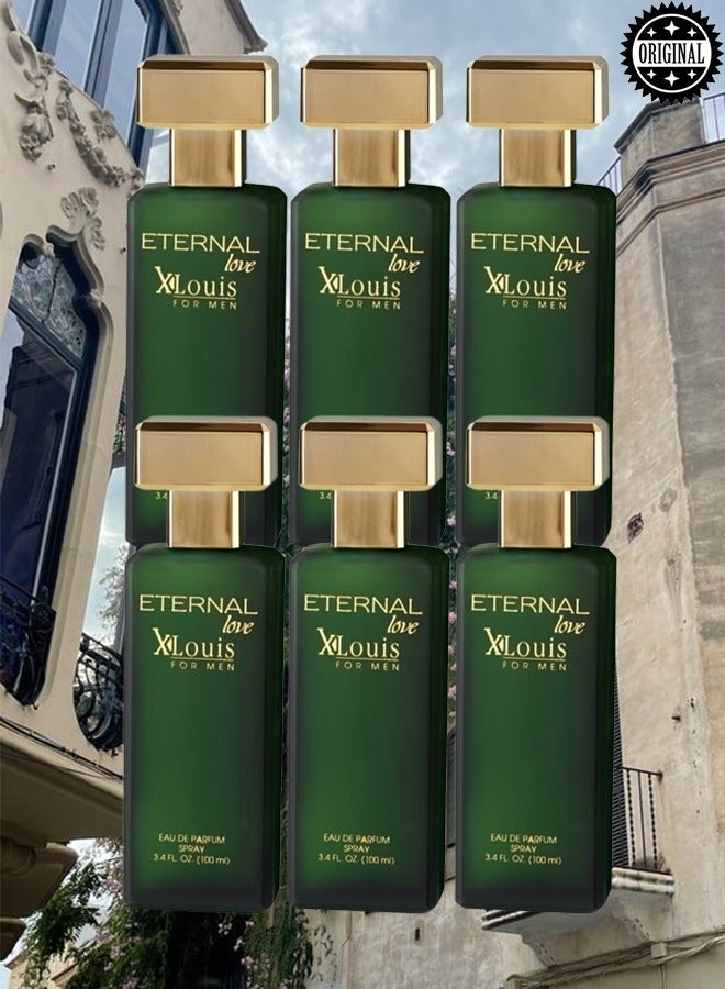 إتيرنال لاف 6 قطع عطر اتيرنال لوف اكس لويس للرجال 100 مل - Image 1