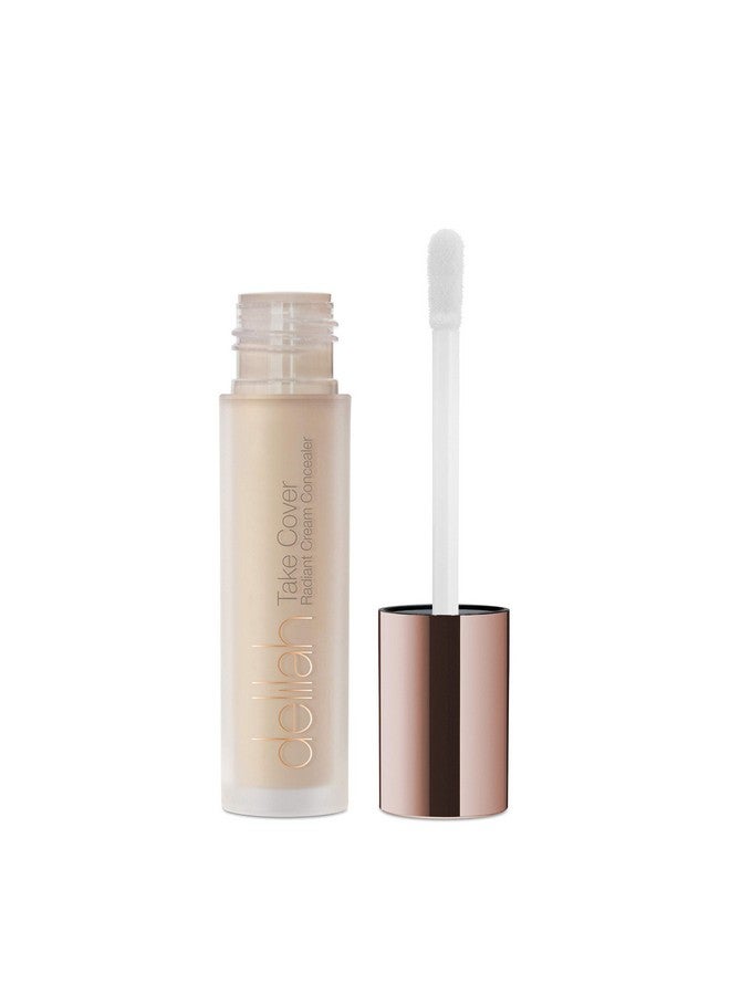 delilah  Take Cover Radiant Cream Concealer Ivory Easily Blendable Hydrating Longlasting Light Reflecting Imperfections Corrector Enriched With Vitamin E Medium To Full Coverage 0.12 Oz - Image 1