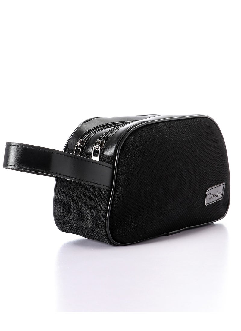 Crossland - CROSSLAND Handbag Canvas and Leather - 3 Zippers internal Pocket - Image 1