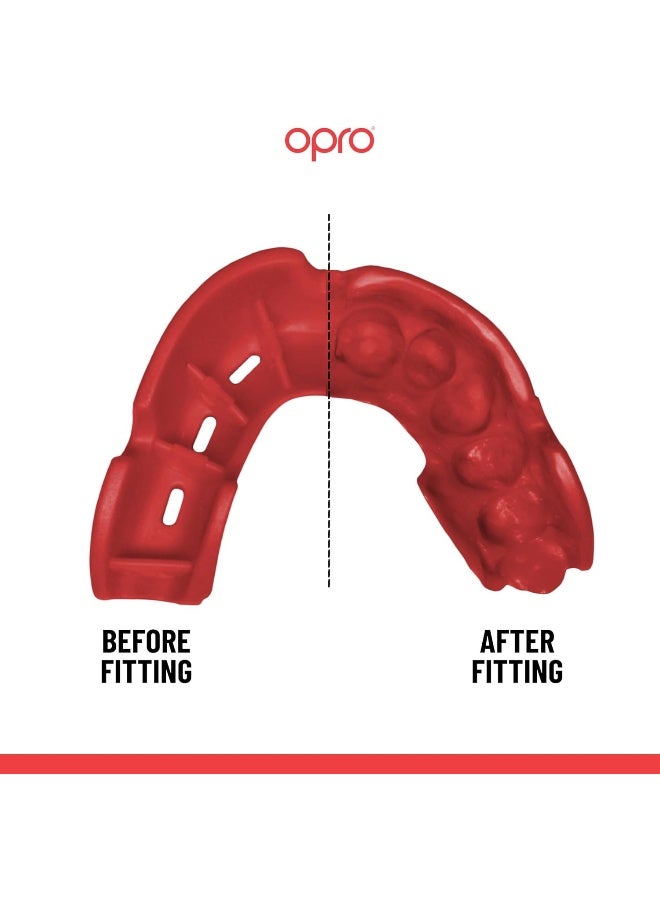 OPRO NEW Silver Level UFC Adult and Youth Sports Mouthguard With Case, Kids Gum Shield Featuring Revolutionary Fitting Technology for UFC, MMA, Boxing, BJJ and Other Combat Sports (Black, Youth) - Image 4