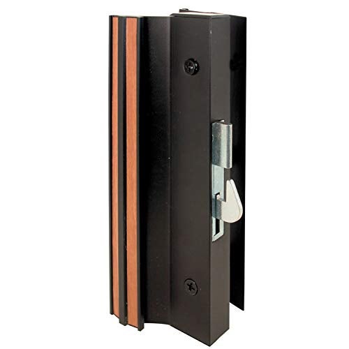 Prime-Line C 1001 Sliding Glass Door Handle Set, 4-15/16 In., Extruded Aluminum, Black (Single Pack) - Image 1