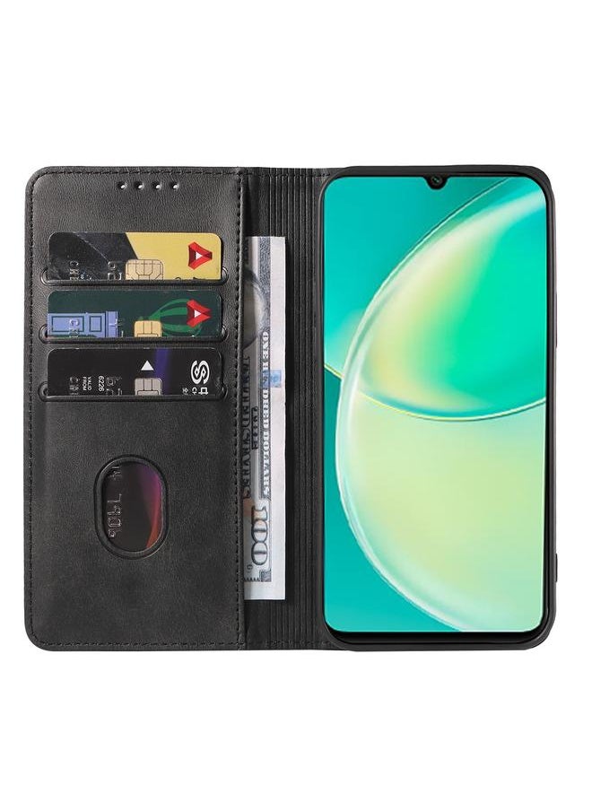 جرين تايجر جراب هاتف Huawei Nova Y60 بغطاء مغناطيسي من الجلد  - Image 3