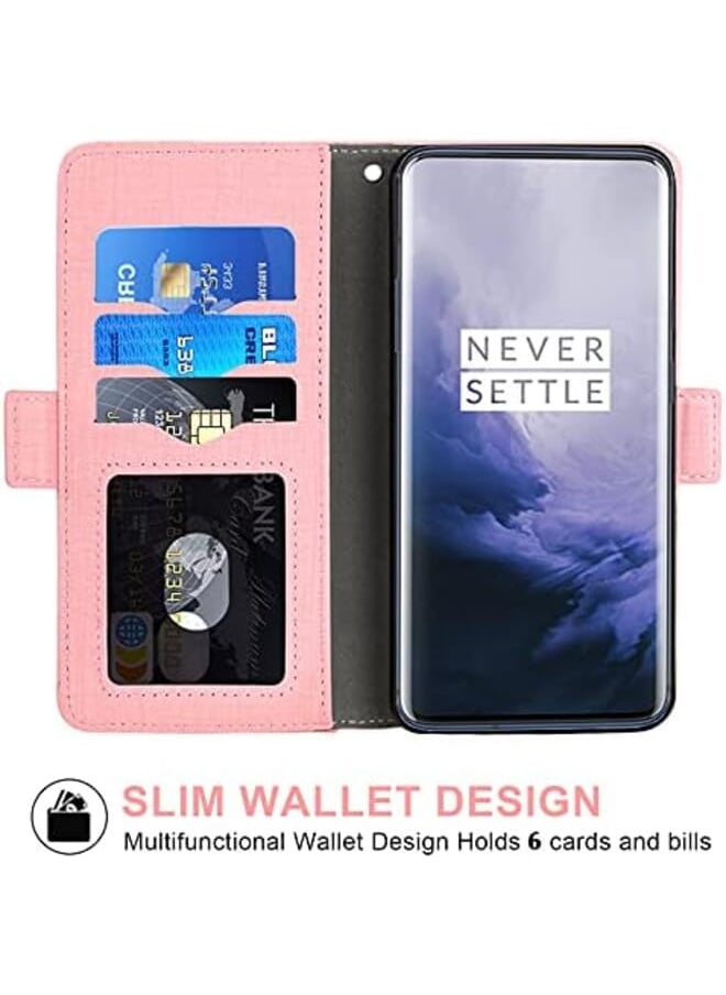 Compatible With Oneplus 7 Pro Wallet Case Tempered Glass Screen Protector And Flip Cover Card Holder Phone Cases For Oneplus7Pro 5G One Plus 1 Plus 7 1Plus Oneplus7 7Pro One Plus 1 Plus Seven Men Pink - pzsku/Z35F0FCD43246B760004FZ/45/_/1714489855/93e6ed2a-7bcd-4b07-b15f-8498bf305061