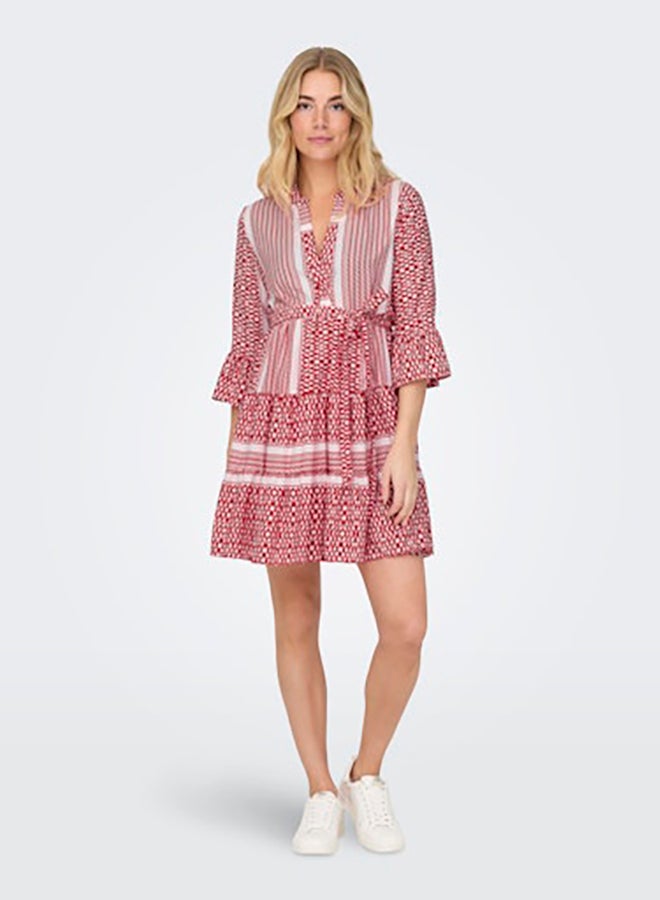 ONLY ONLY Womens Athena Life 3/4 Short Dress Woven  - Image 2