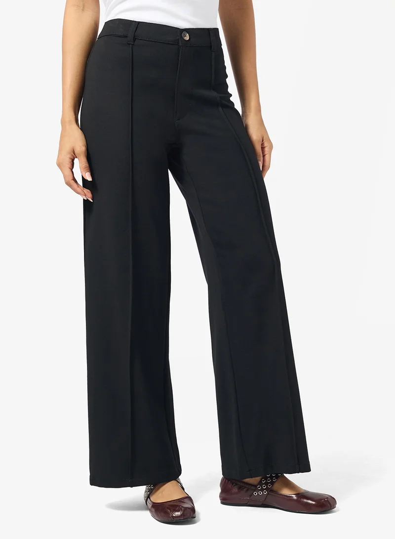 ريبلز مع نمشي Ladies Wide-Leg Chino Pant