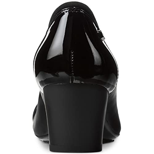 ANNE KLEIN AK Anne Klein Sport Women's Guardian Leather Dress Pump, Black, 5.5 M US - Image 4