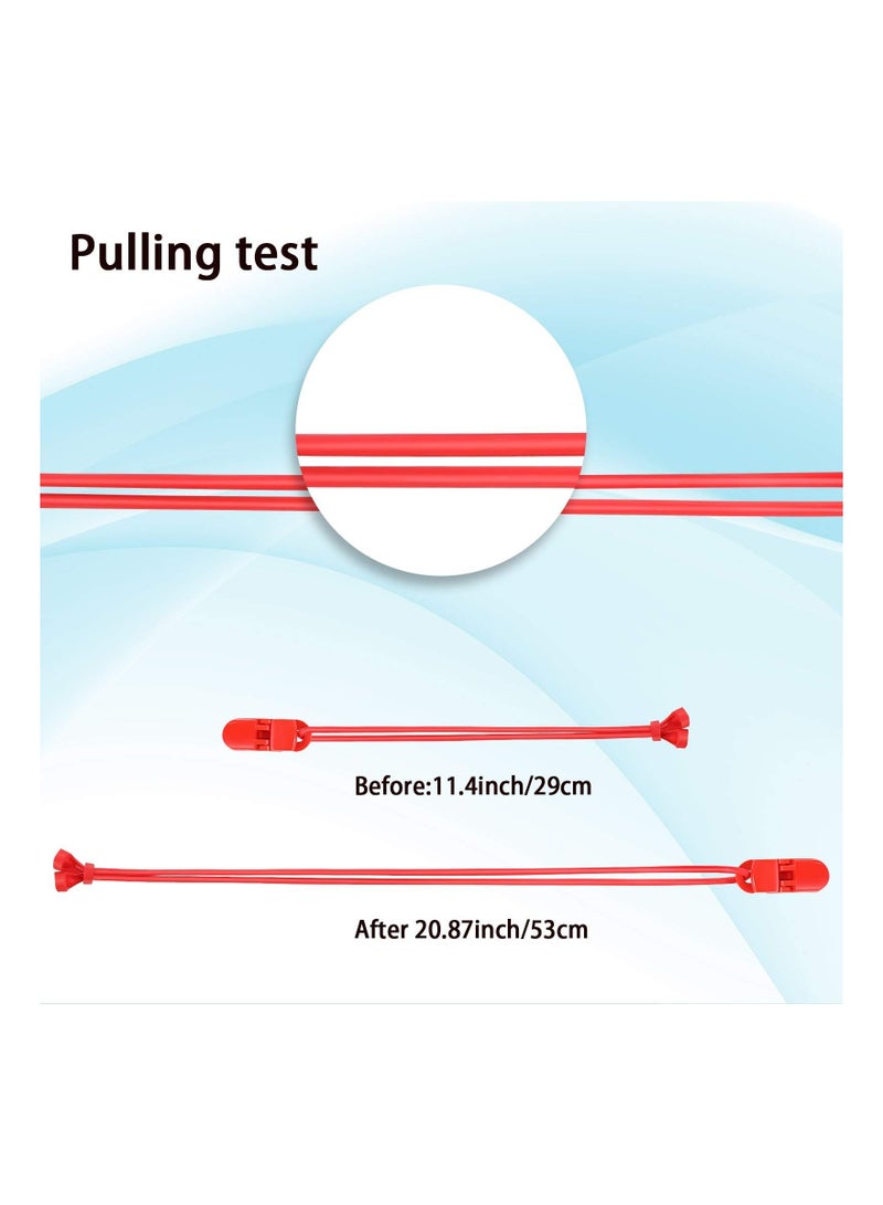 XiuWoo SYOSI 2 Pieces Hearing Aid Clips Adjustable Clip Holder Anti-lost Lanyard for Adults Seniors Black Red - Image 5