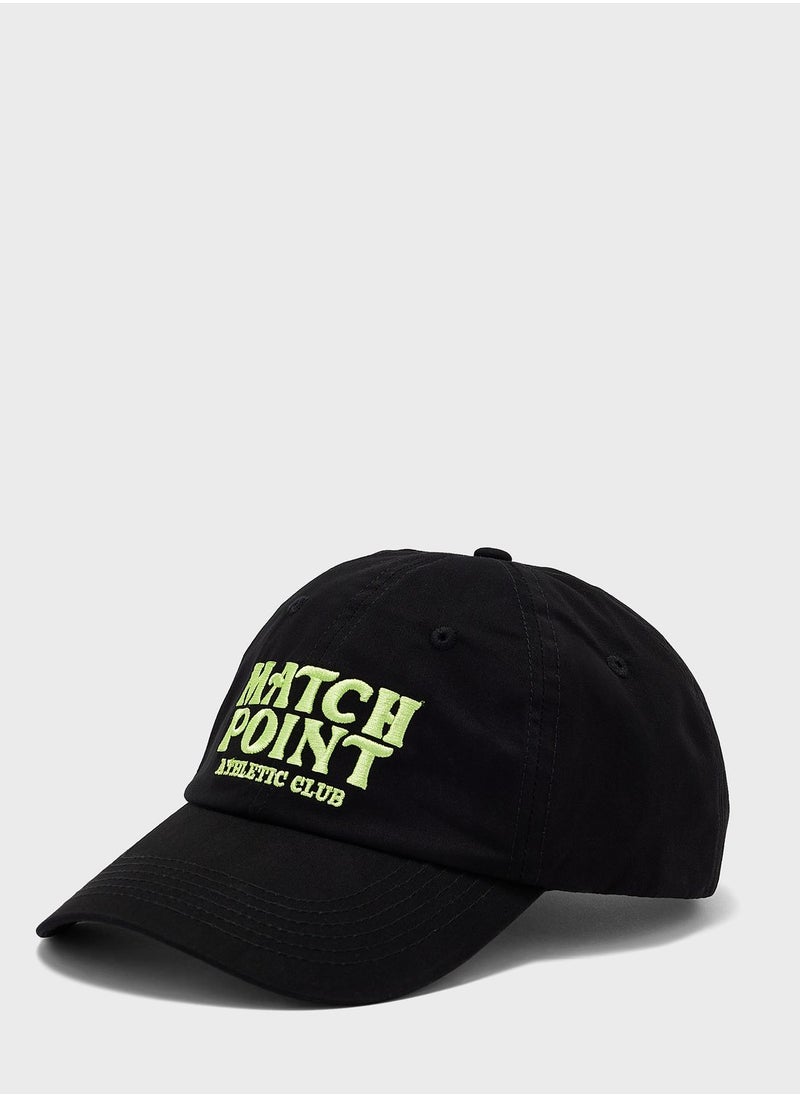 Seventy Five - Match Point Slogan Curve Peak Cap - Image 1
