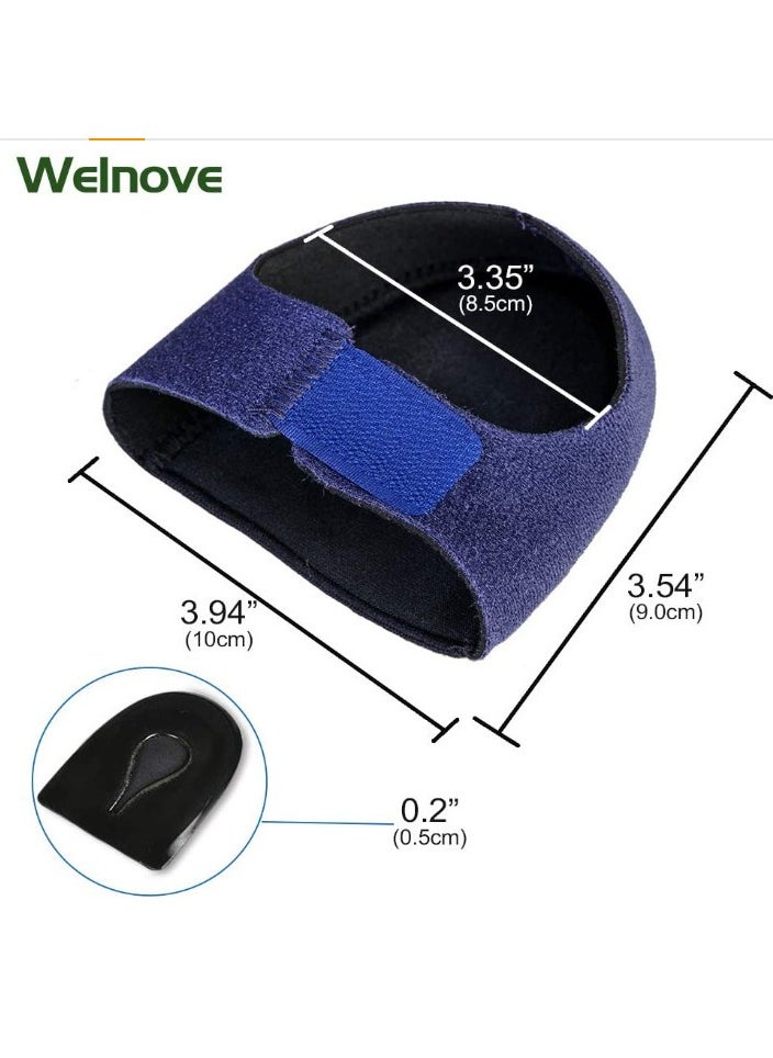 LP - 2 Pack Plantar Fasciitis Inserts Pads Heel Protection Pad Insoles Plantar Fasciitis Support for Men and Women Relief Heel Pain and Pressure - Image 1