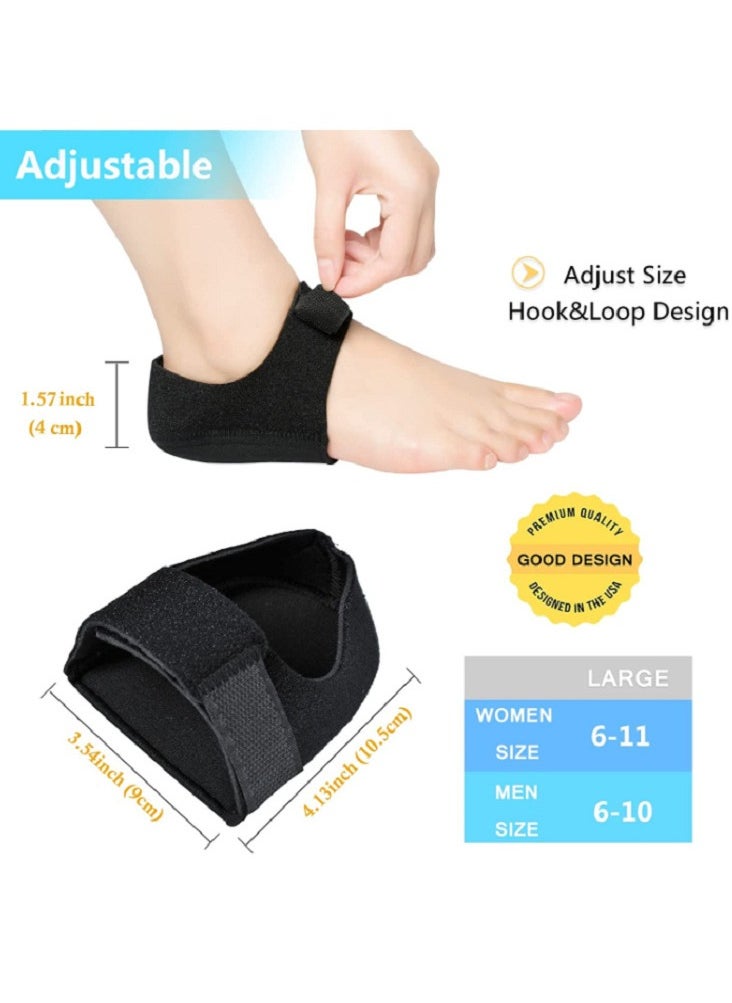 LP - 2 Pack Plantar Fasciitis Inserts Pads Heel Protection Pad Insoles Plantar Fasciitis Support for Men and Women Relief Heel Pain and Pressure - Image 1