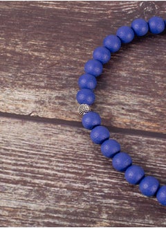 The Black Pearl Accessories Blue Alabaster Stone Prayer Bead of 33 Beads  - Image 2