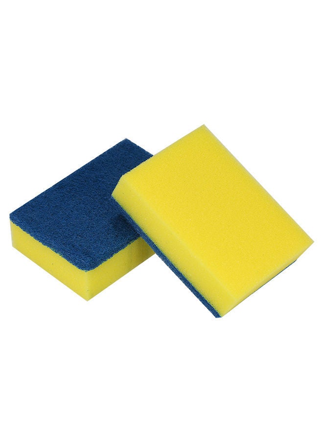 NIBEMINENT 20-Piece Double Faced Cleaning Sponge Blue/Yellow 0.121kg - Image 3