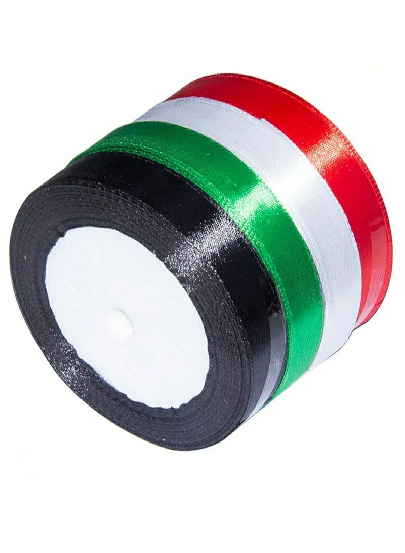 الزعابية مجموعة شرائط زينة لليوم الوطني لدولة الإمارات العربية المتحدة مكونة من 4 قطع وأربعة ألوان - Image 4