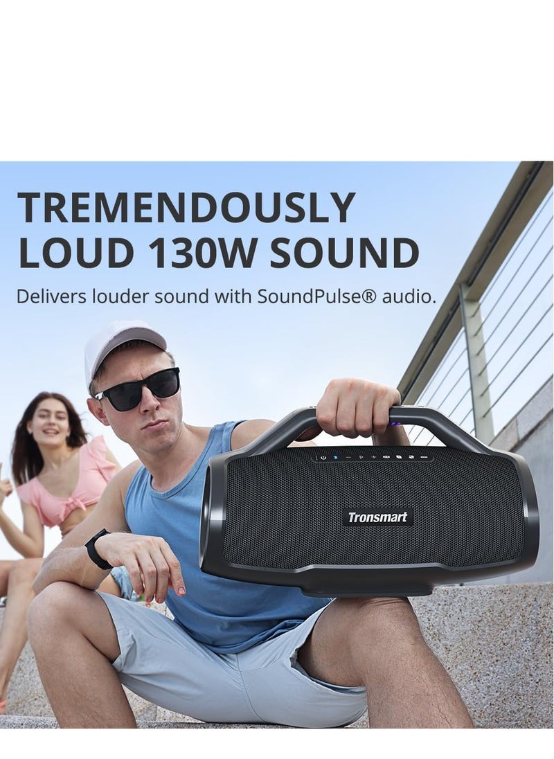 ترونسمارت Tronsmart Bang Max Portable Bluetooth Speaker, 130W Powerful Loud Speaker with Deep Bass, Party Sync, IPX6 Waterproof Speaker, 24H Playtime  - Image 2