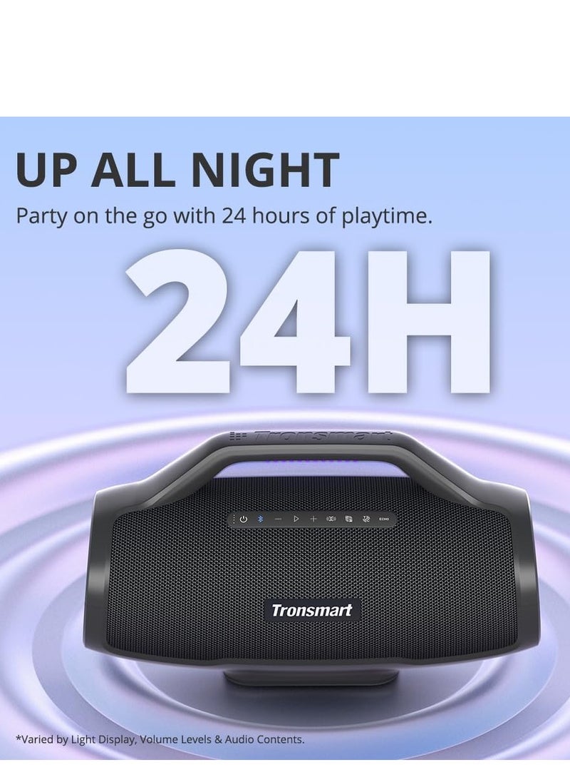 ترونسمارت Tronsmart Bang Max Portable Bluetooth Speaker, 130W Powerful Loud Speaker with Deep Bass, Party Sync, IPX6 Waterproof Speaker, 24H Playtime  - Image 5