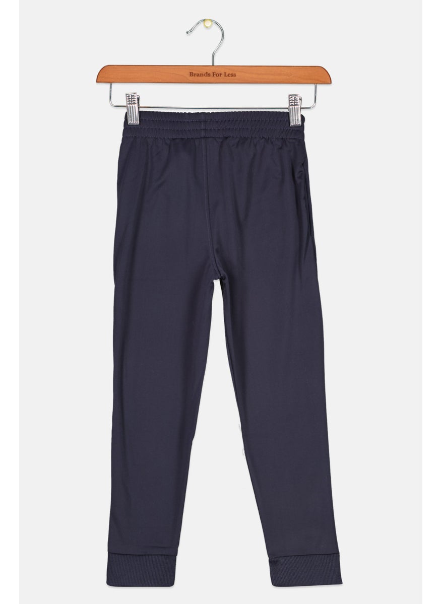 PUMA - Kids Boy Sportswear Fit Brand Logo Training Sweatpants, Navy - Image 1