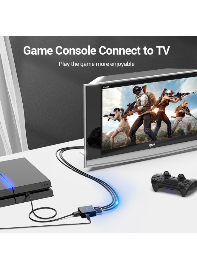 VENTION HDMI to RCA Converter Black Metal Type Model # AEEB0 - Image 5