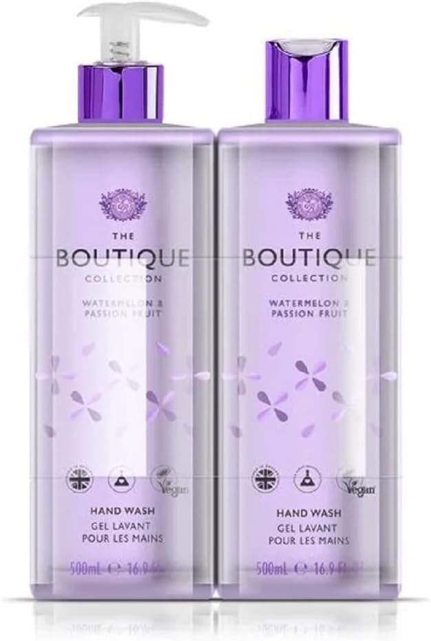 Grace Cole Boutique Watermelon and Passion Fruit Vegan Hand Wash Duo Large Size 2 x 500ml