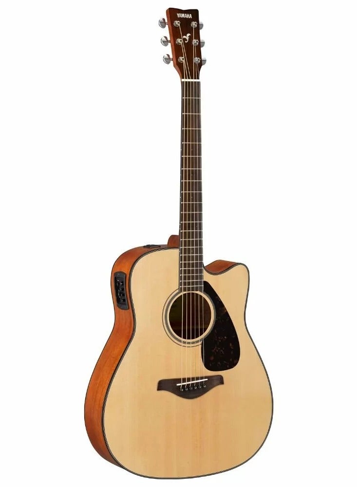 YAMAHA Yamaha FGX800CNT Acoustic Electric Guitar - Natural  - Image 1