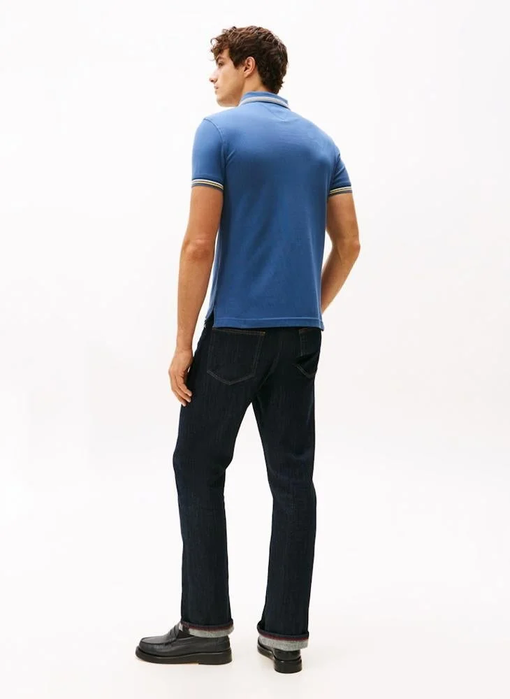 TOMMY HILFIGER Slim Fit Tipped Pique Polo Shirt