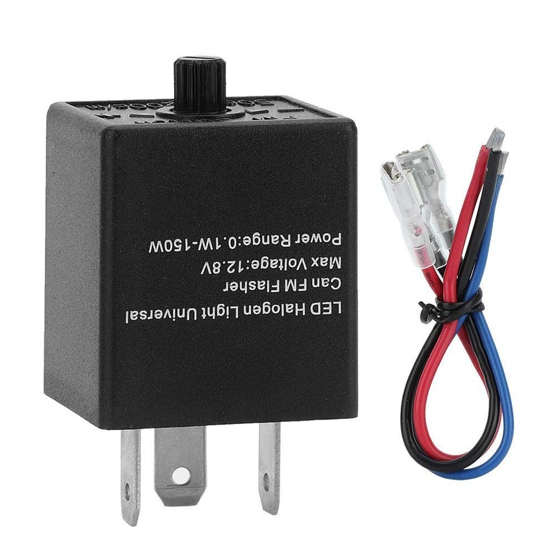 12V 3PIN LED Flasher Relay Turn Blinker for Cars and Motorcycles Compatibility with Easy PlugandPlay Installation
