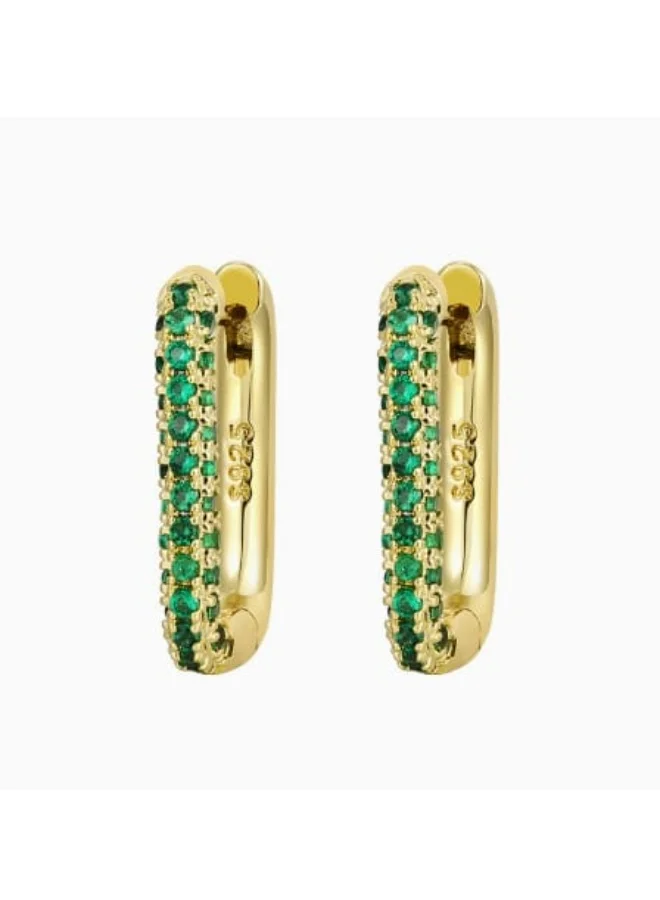Sosha Elegance Eden Pavé Statement Hoops