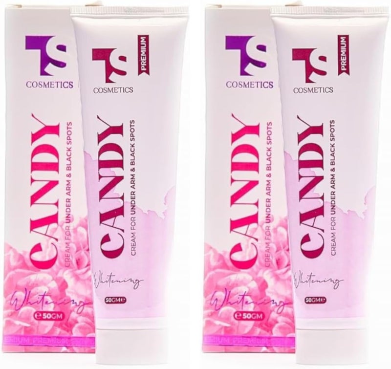 TS Cosmetics Premium Candy Cream 50 g (Pack of 2)