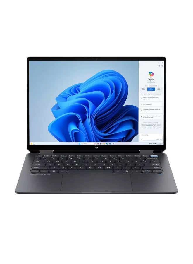 HP لابتوب أومني بوك 2 في 1 بشاشة OLED بحجم 14 بوصة بدقة 2.8K (2880x1800)، مع معالج إنتل كور ألترا 7-258V/32 جيجابايت رام DDR5/1 تيرابايت SSD/رسوميات إنتل آرك/ويندوز 11 هوم - Image 1