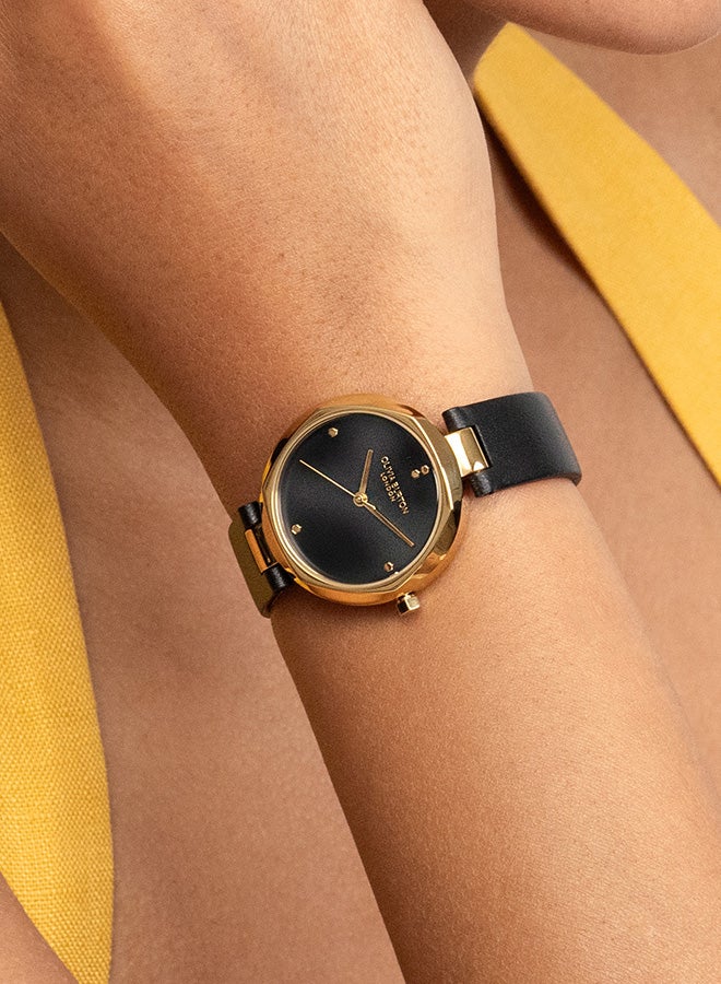 OLIVIA BURTON Round Analog Women'S Ionic Plated Thin Gold Steel Case  Watch - Image 3