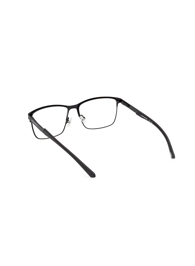 Men's Rectangular Eyeglass Frames Matte Black SKECHERS SE5006600256 56 mm