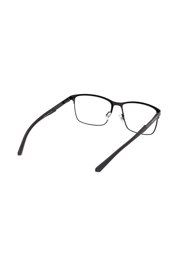 Men's Rectangular Eyeglass Frames Matte Black SKECHERS SE5006600256 56 mm