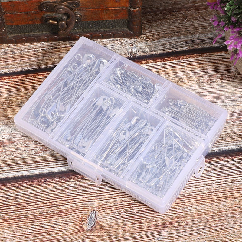 250PCs Safety Pin Sewing Accessories Clothes Decor High-Strength Nickel Plated Steel Silver - Image 5