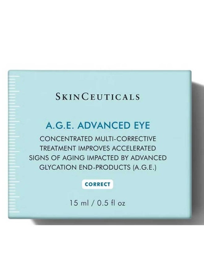 SKINCEUTICALS كريم العين المضاد للشيخوخة SkinCeuticals A.G.E. 0.5 أونصة مع فيتامين E يساعد في تقليل الهالات السوداء والانتفاخات - Image 2