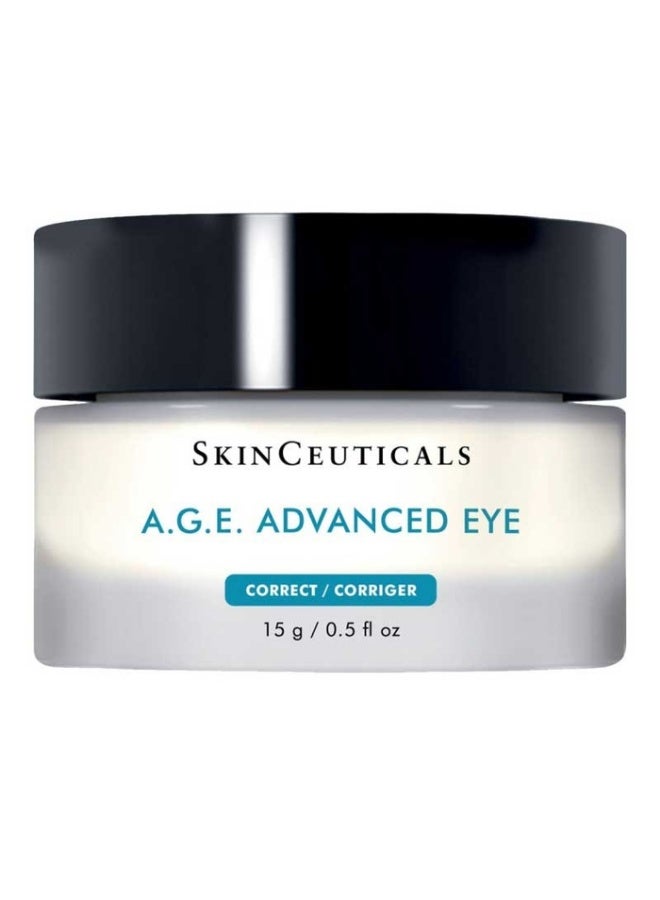 SKINCEUTICALS كريم العين المضاد للشيخوخة SkinCeuticals A.G.E. 0.5 أونصة مع فيتامين E يساعد في تقليل الهالات السوداء والانتفاخات - Image 1
