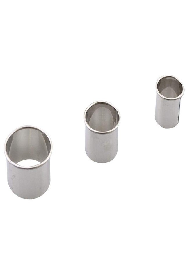 CHYIR 304 Stainless Steel Cookie Cutters Mousse Circle Round Cake Donut Fondant Pastry Mold Baking Tools12 Piece Set - Image 4