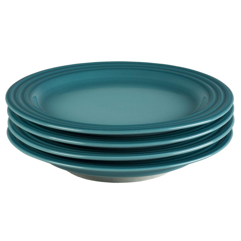 Le Creuset Le Creuset Stoneware Set of 4 Salad Plates 85 each Caribbean 