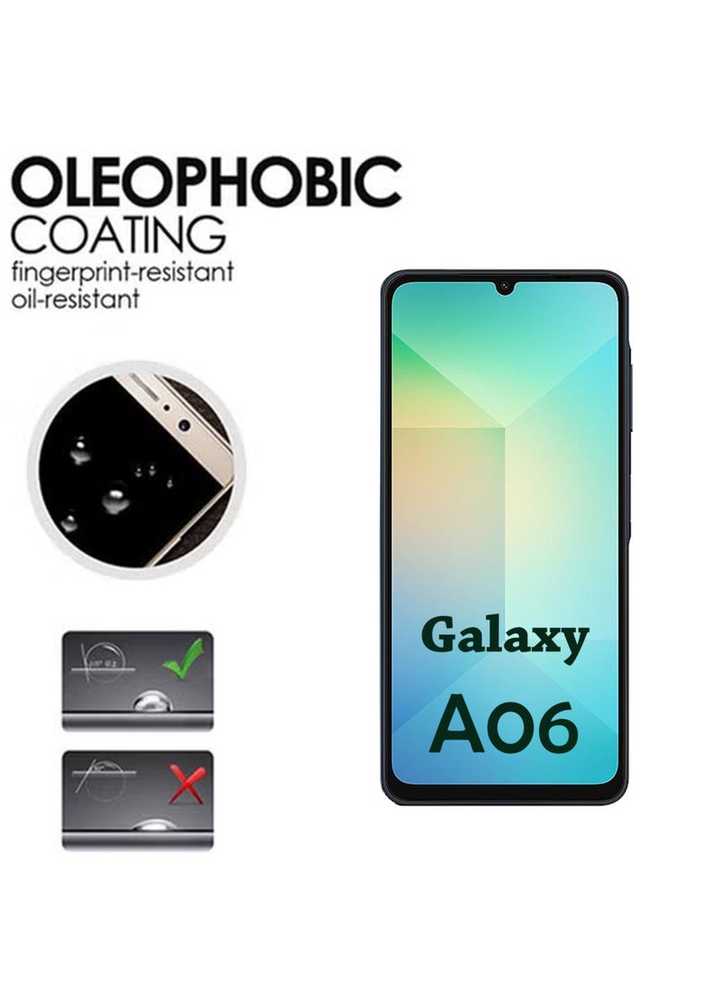 Waldic Samsung Galaxy A06 Screen Protector | Tempered Glass Compatible with Samsung Galaxy A06 | Screen Protector Full HD Quality Tempered Glass Anti-Scratch Edge to Edge Coverage with Easy Installation Kit - Black - Image 4