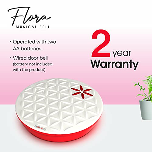 Fybros Flora Musical Door Bell for Home with 16 Melodious Sounds-Operated with Two AA Batteries -Made in India - Image 5