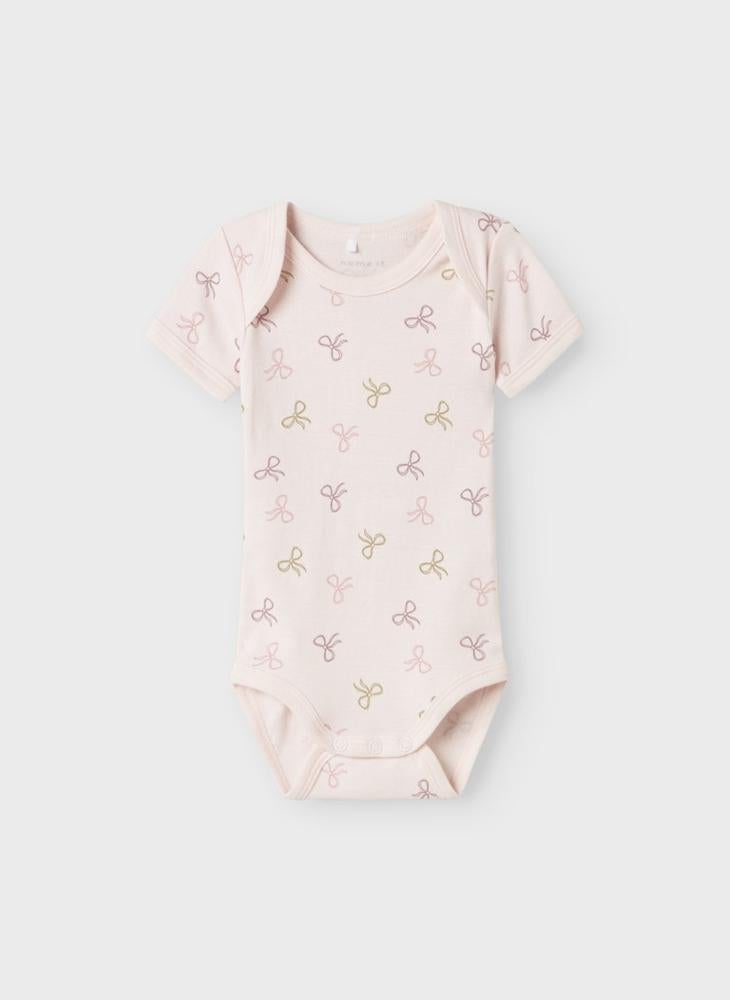 NAME IT - Kids 3 Pack Barely Bow Onesies - Image 1