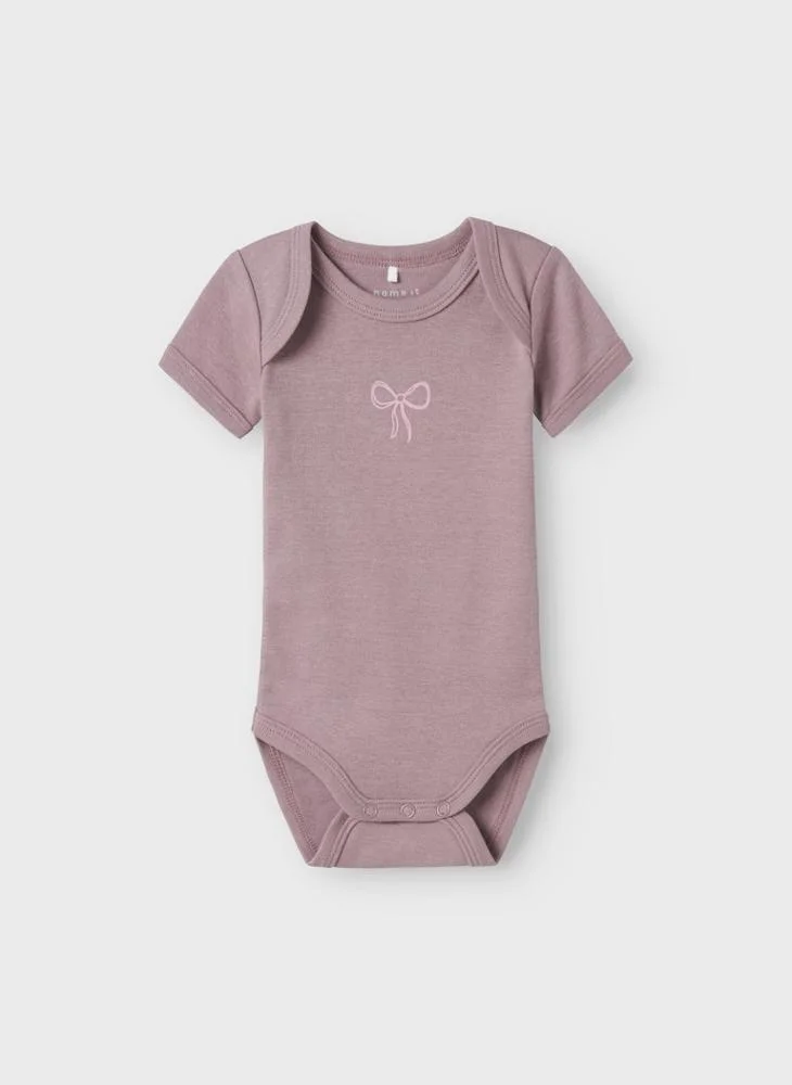 NAME IT Kids 3 Pack Barely Bow Onesies