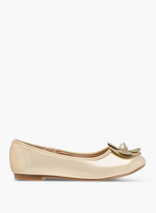 Accent Detail Slip-On Ballerina Shoes