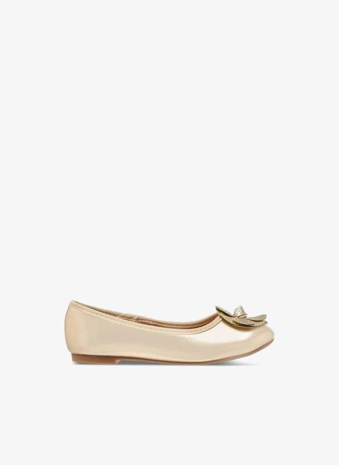 Flora Bella Accent Detail Slip-On Ballerina Shoes