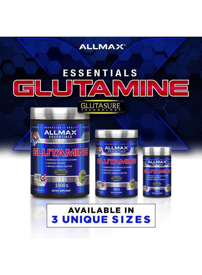AllMax Nutrition مسحوق L - جلايسين، صيغة استعادة العضلات، خالي من الغلوتين، نباتي، 400 جرام - Image 4