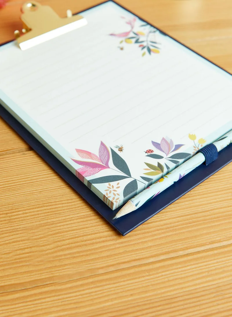 Sara Miller Clipboard And Pencil Set