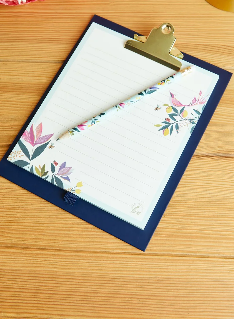 Sara Miller Clipboard And Pencil Set