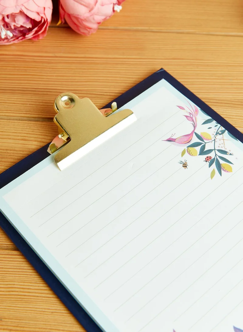 Sara Miller Clipboard And Pencil Set