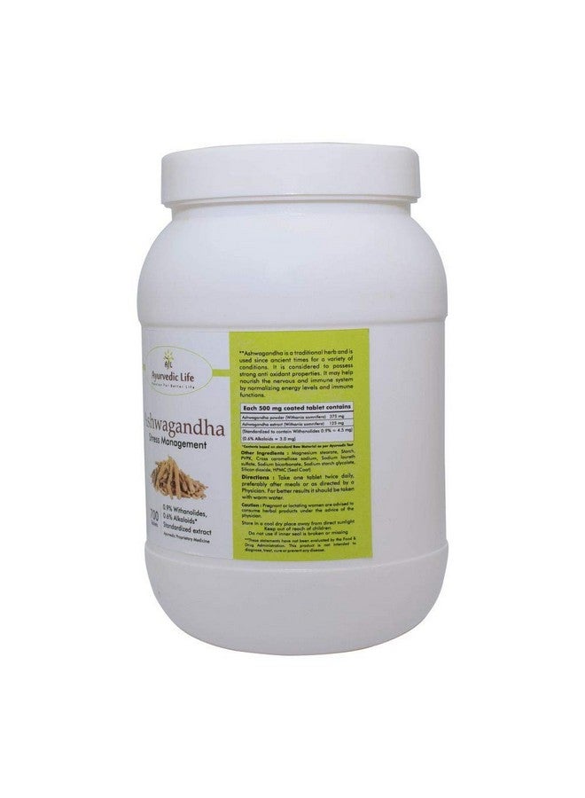 AL Ayurvedic Life Ashwagandha 700 Tablets Pack of 2 - Image 4