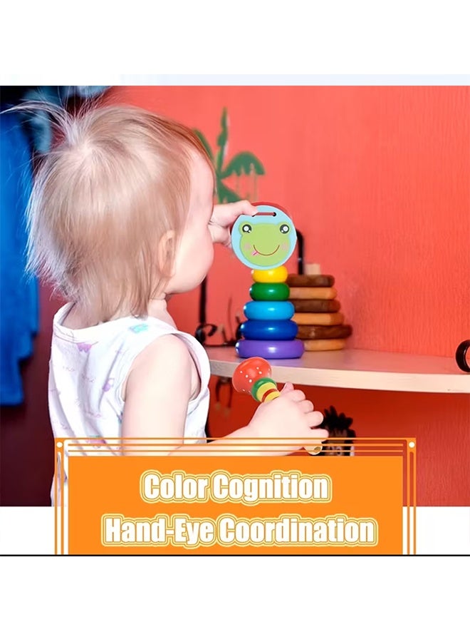 13pcs/Set Kids Musical Instruments Toys with Carry Bag Wooden Percussion Instruments Early Education Gifts for Toddlers Children - Image 5